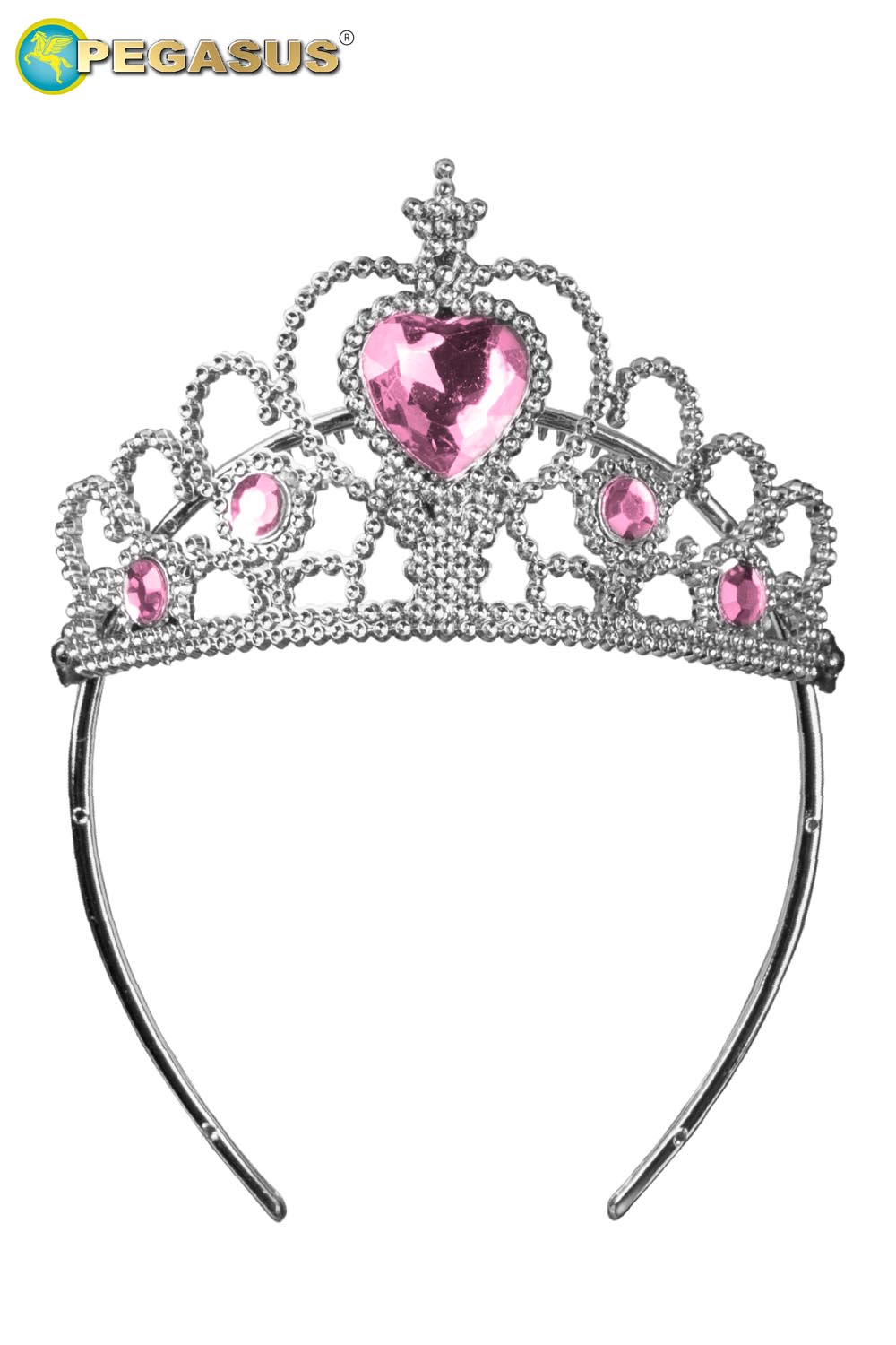 CORONA PRINCIPESSA ARGENTO/ROSA